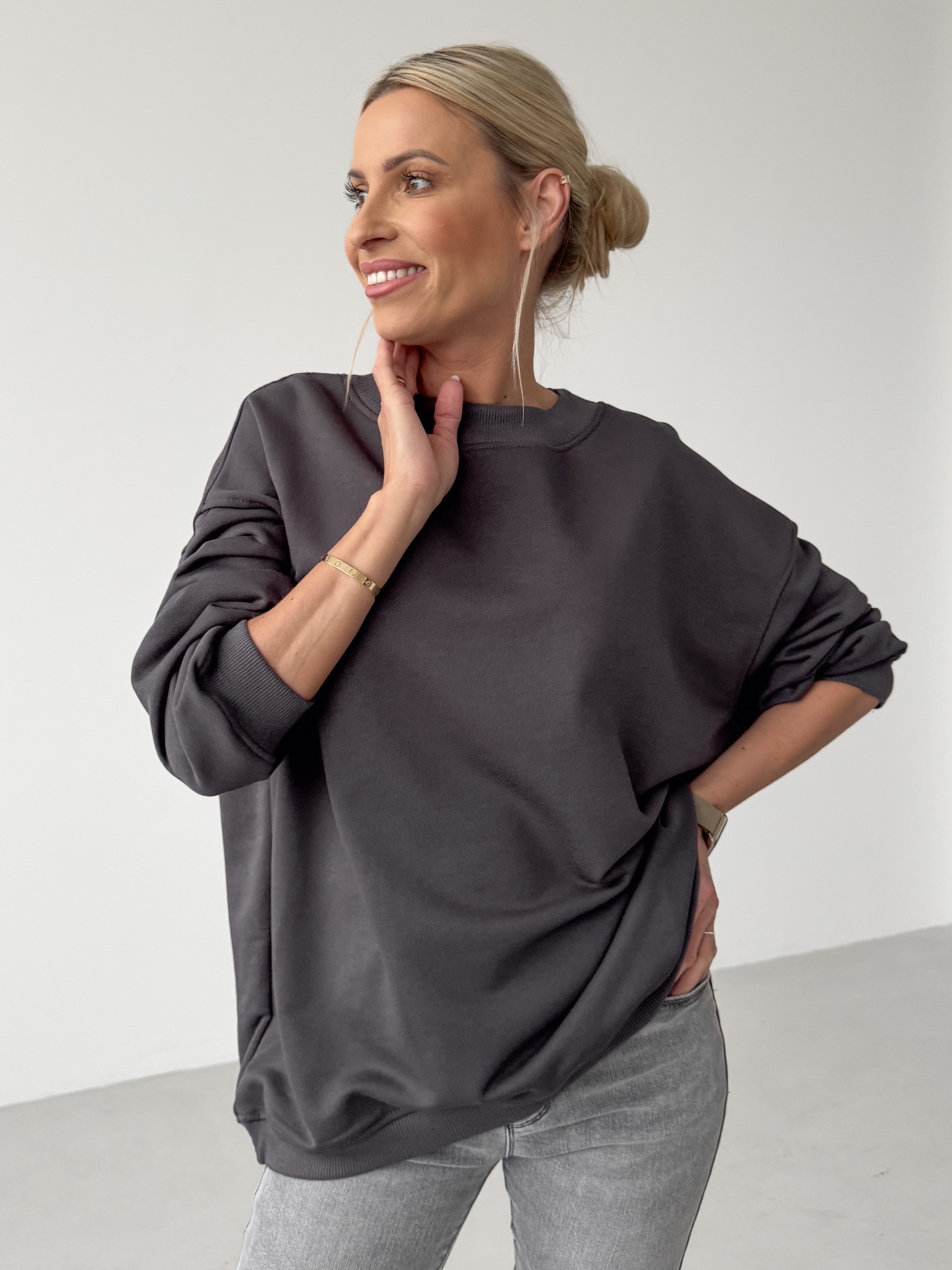 Bluza Light Basic Graphite