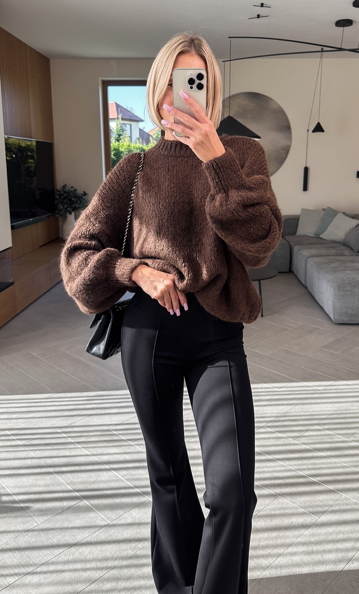 Sweter Brązowy Lou