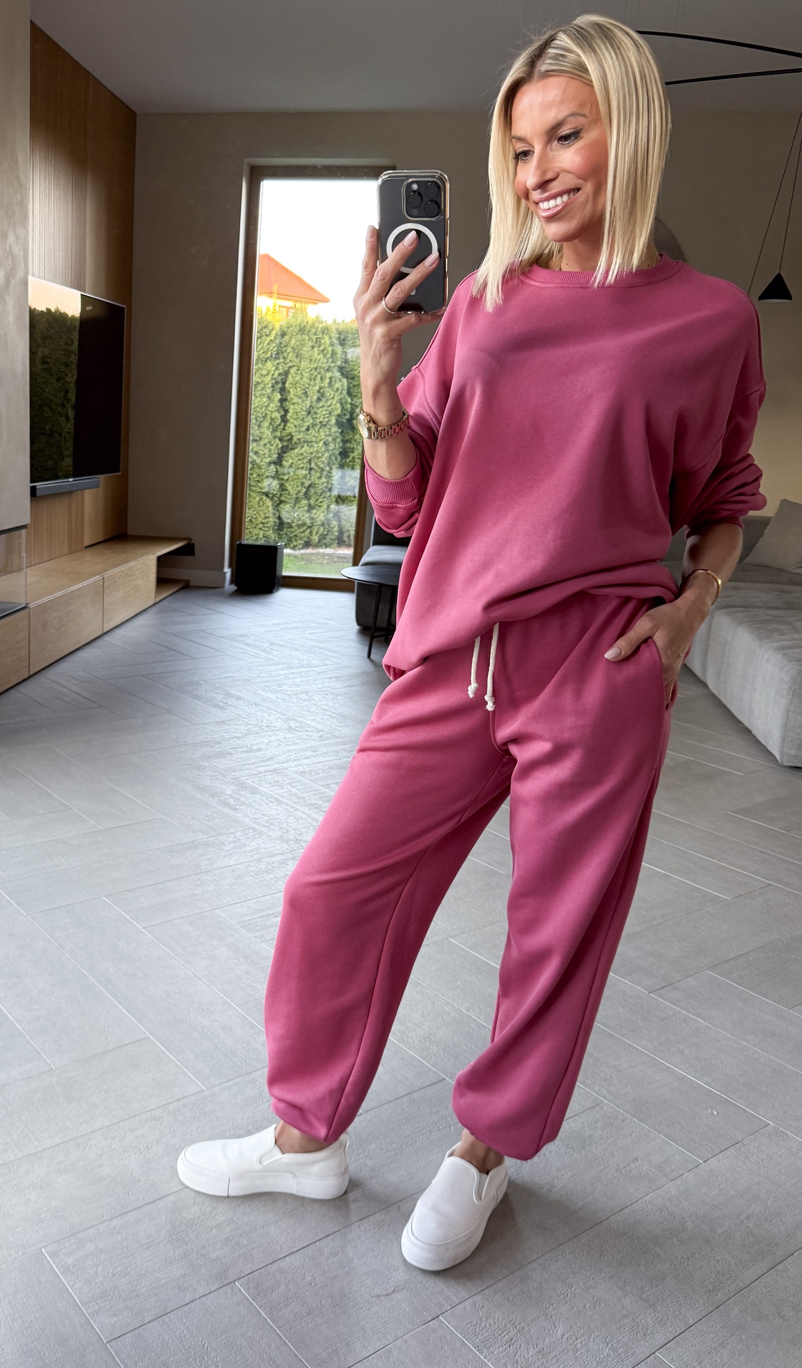 Komplet Malinowy Light Baggy