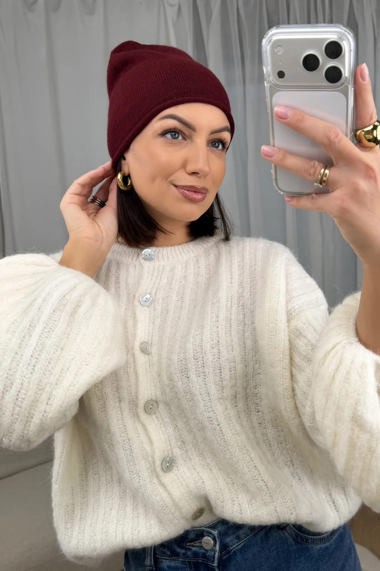 Czapka Bordowa Classic