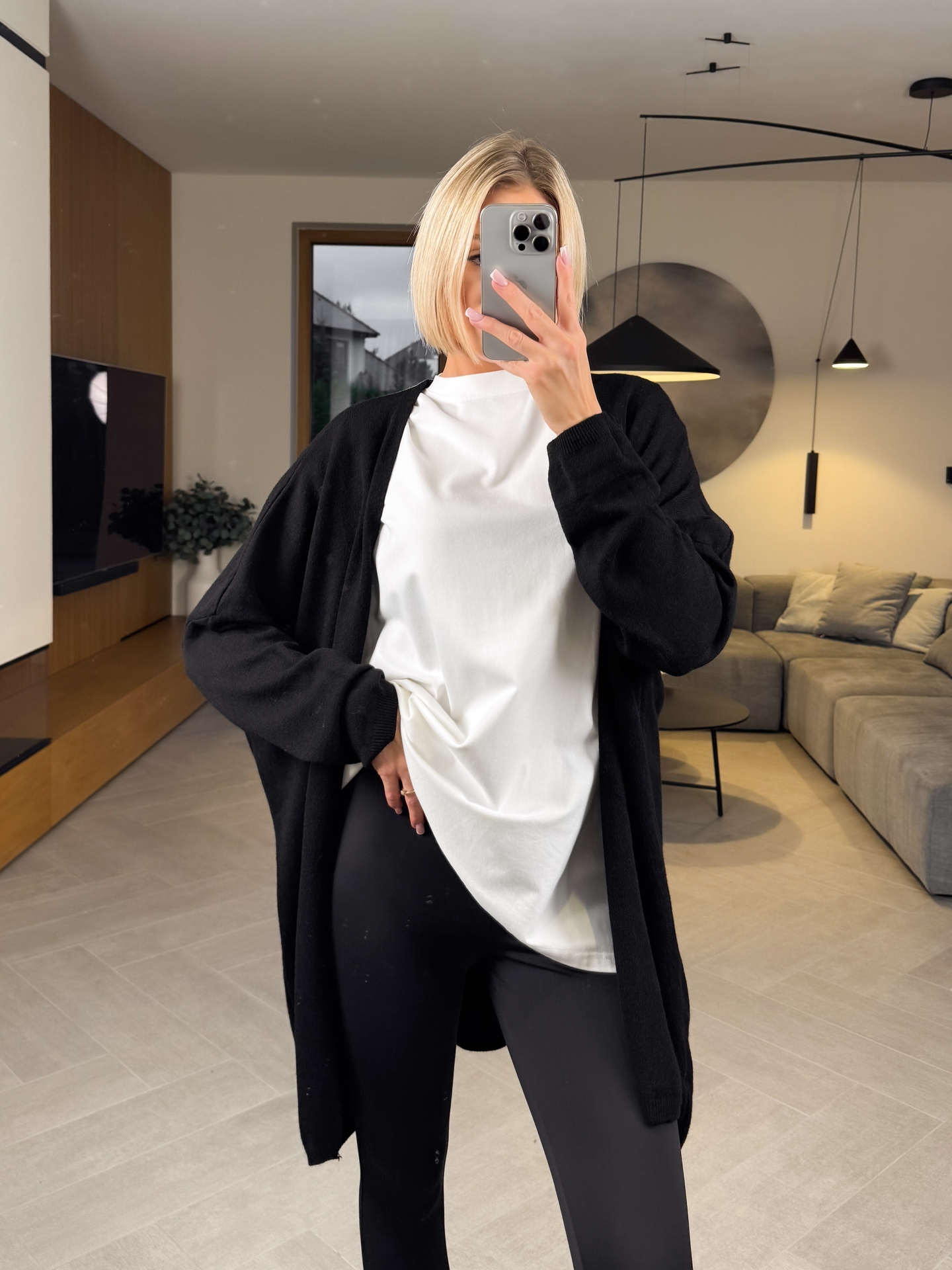 Kardigan Czarny Soft