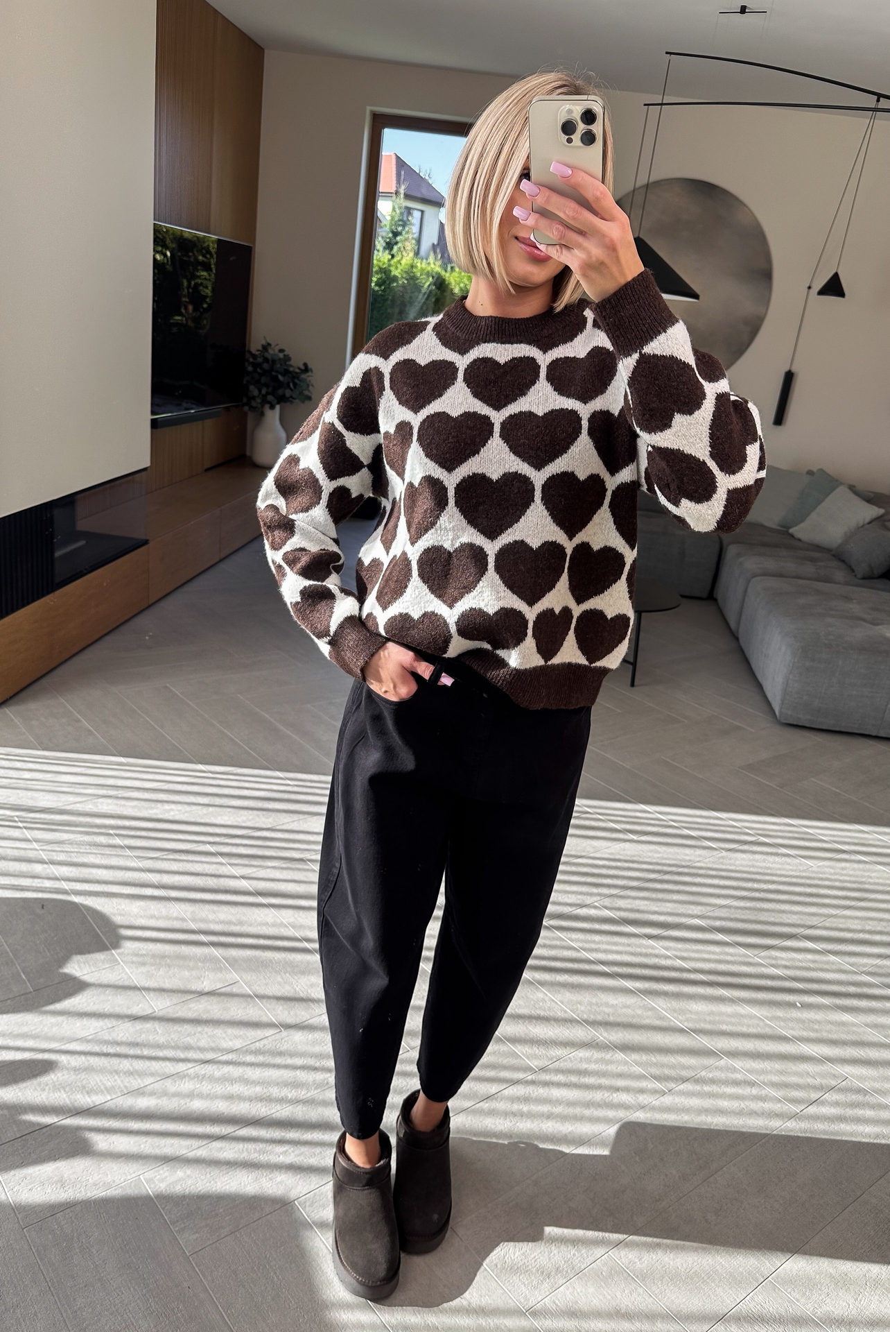 Spodnie Czarne Paperbag