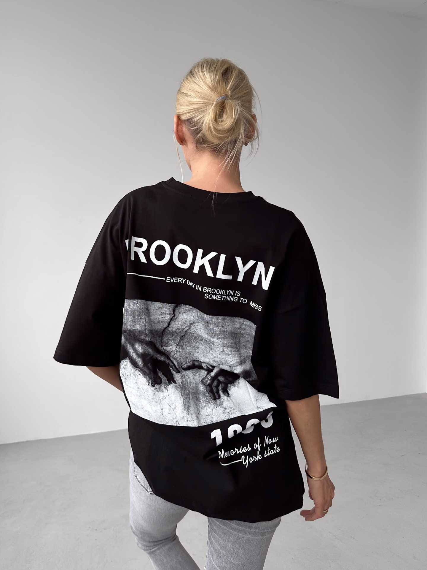 T-shirt Czarny Brooklyn