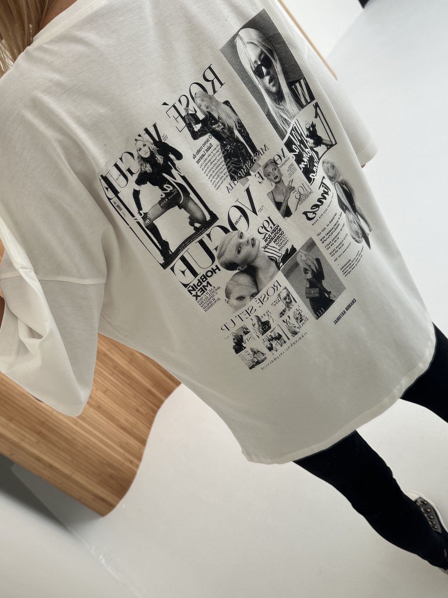 T-shirt Kremowy Time