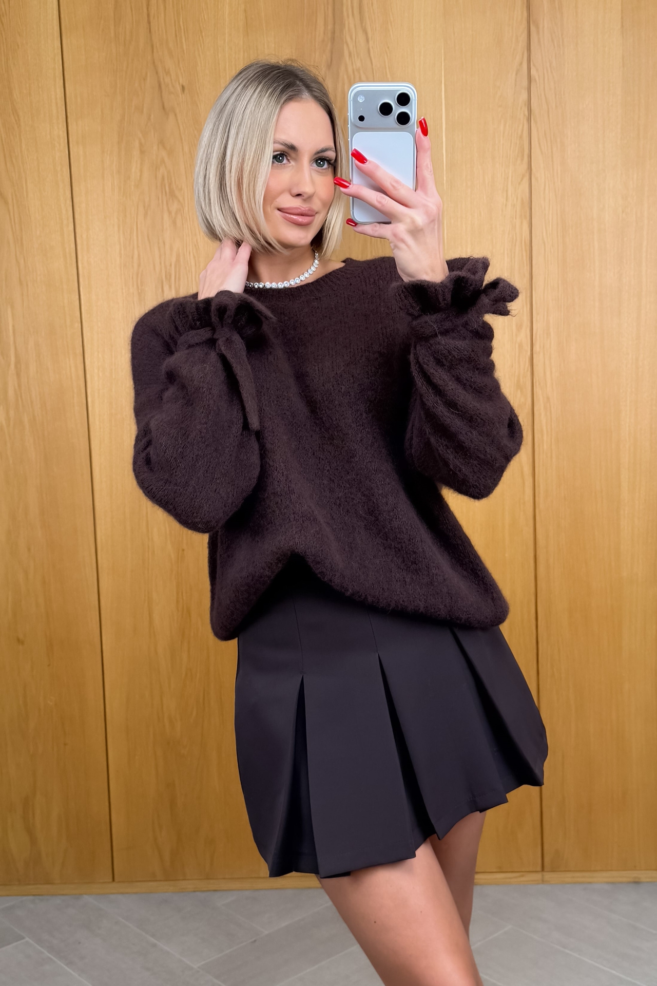 Sweter Brązowy Quest