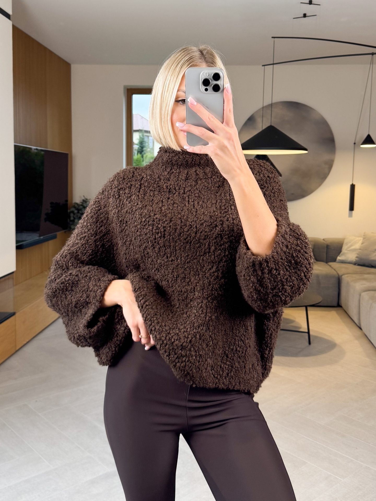 Sweter Brązowy Bliss