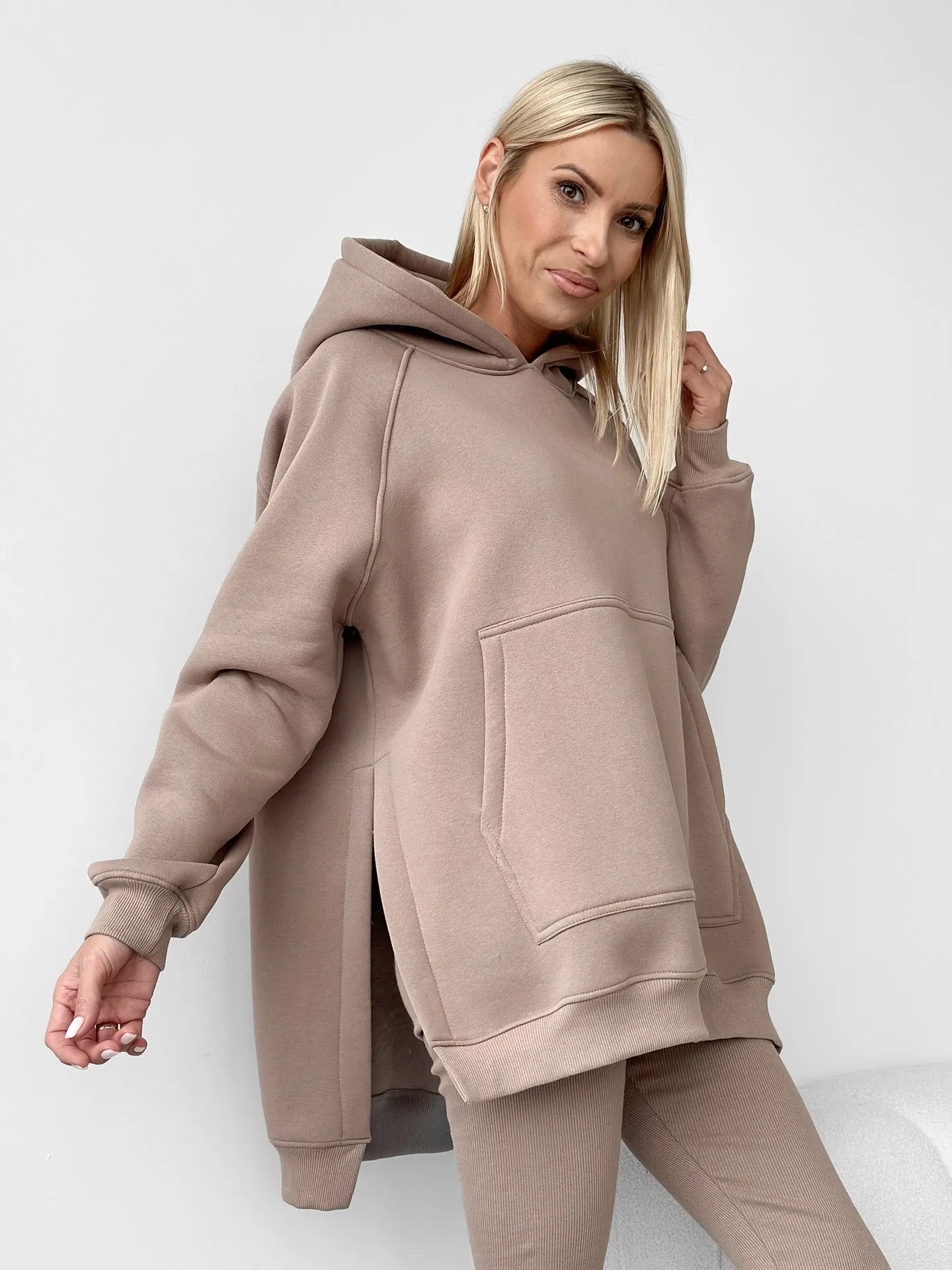 Bluza Taupe Ocieplana Fly