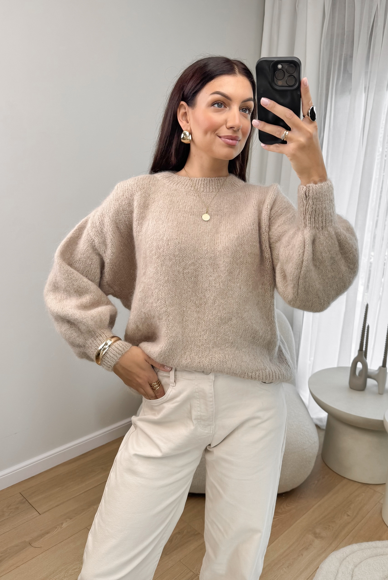 Sweter Beżowy Maggie