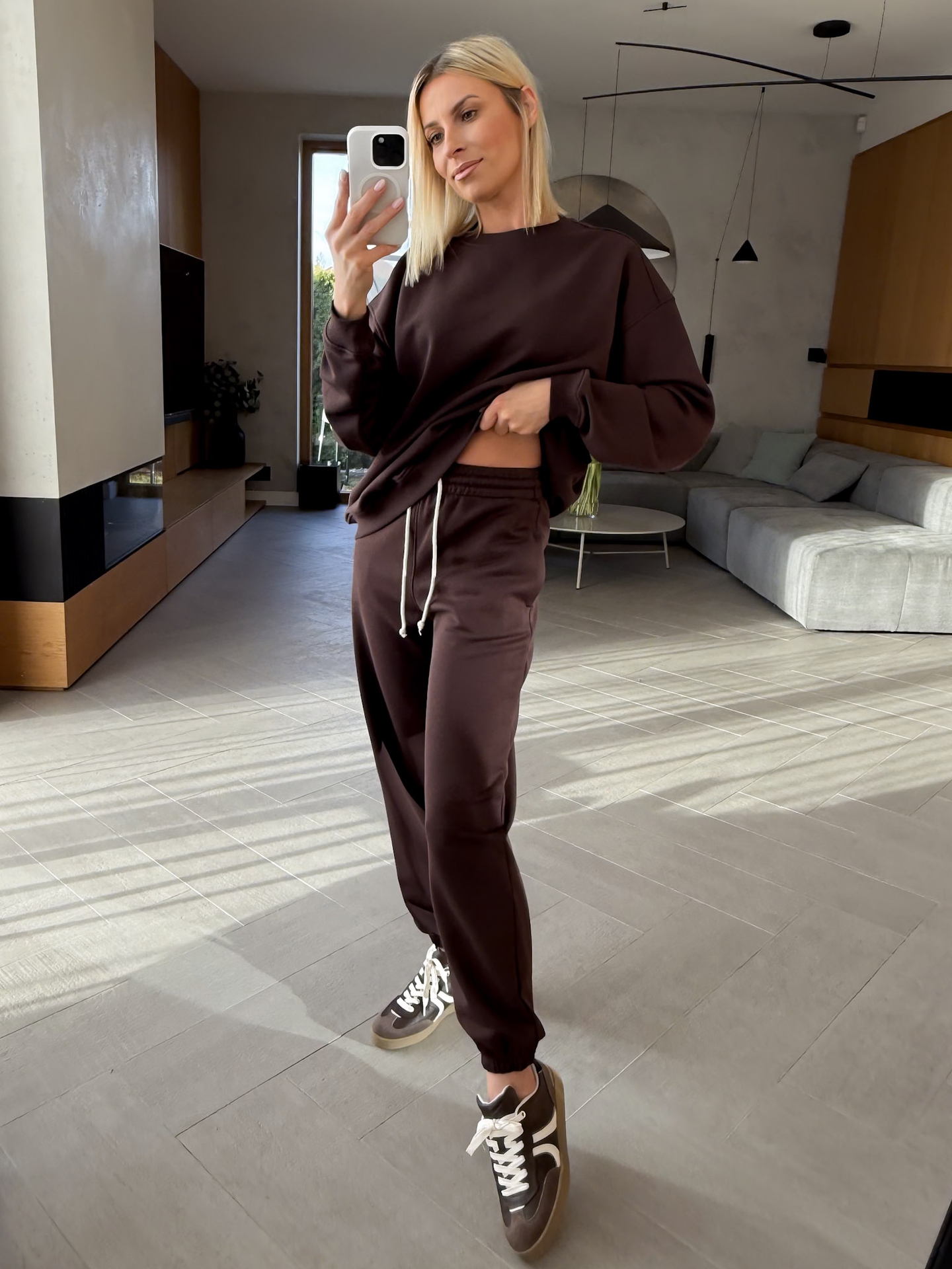Komplet Brązowy Light Baggy