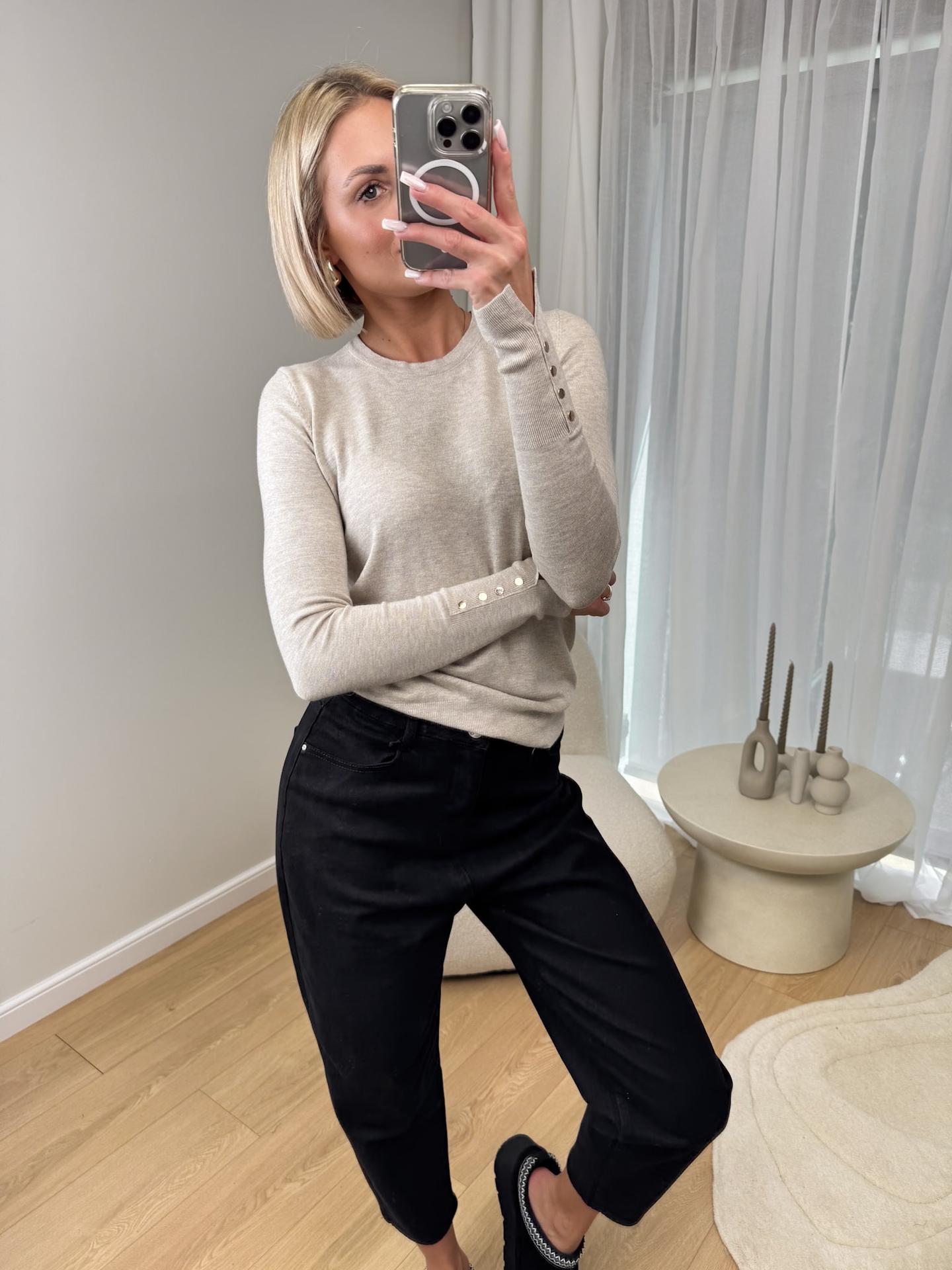 Sweter Beżowy Lav