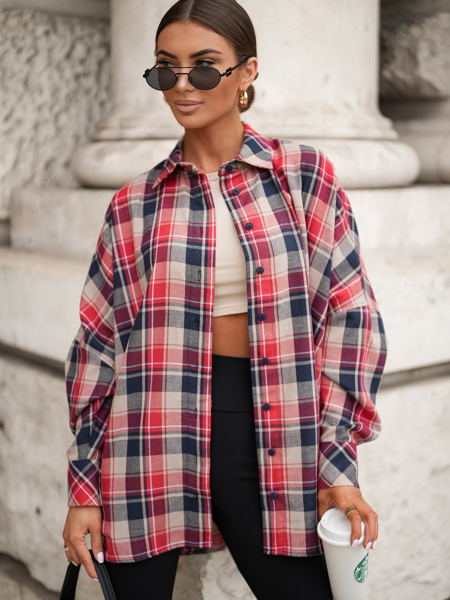 Koszula w Czerwoną Kratkę Lil