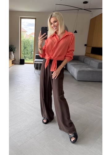 Koszula Pomarańczowa Megan
