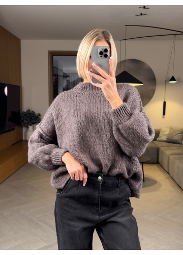 Sweter Taupe Emer