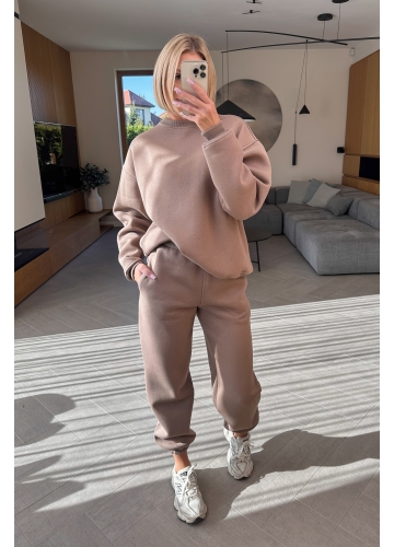 Komplet Taupe Ocieplany Baggy