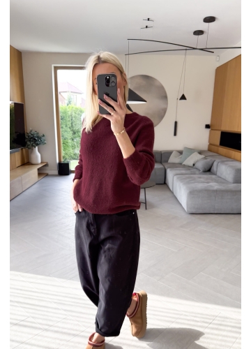 Sweter Bordowy Bella