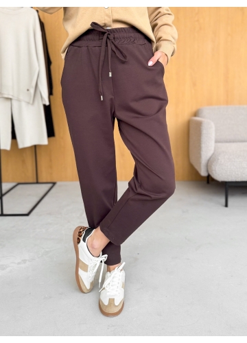 Spodnie Brązowe Hobi Punto