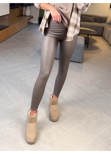 Legginsy Wosk Taupe