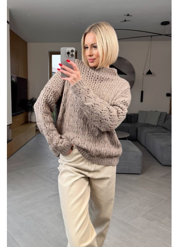 Sweter Taupe Toby