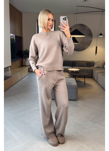 Komplet Sweterkowy Taupe Celeste