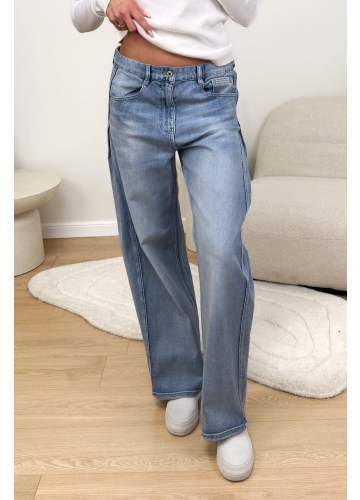 Spodnie Jeansowe Wide Fade