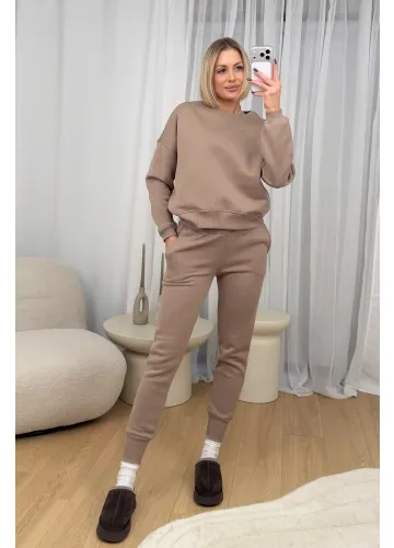 Komplet Taupe Ocieplany Comfy