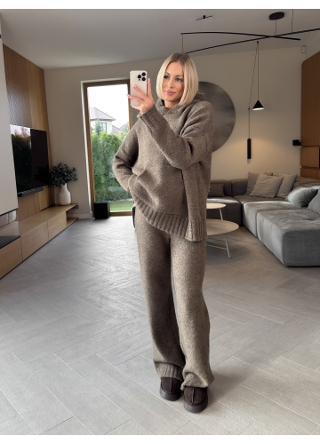 Komplet Sweterkowy Taupe Lyn1