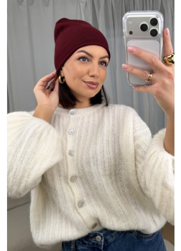 Czapka Bordowa Classic 1