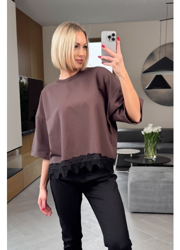 T-shirt Brązowy Basel