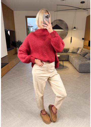 Sweter Bordowy Emer