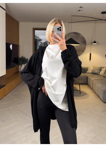 Kardigan Czarny Soft 1