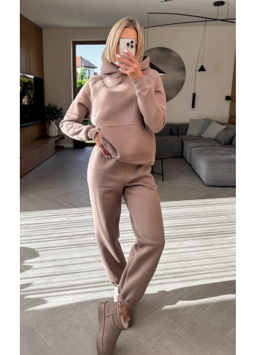 Komplet Ocieplany Taupe Snugly