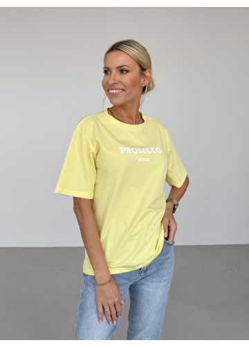 T-shirt Prosecco Mood Yellow