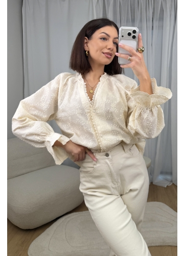 Koszula Kremowa Andes