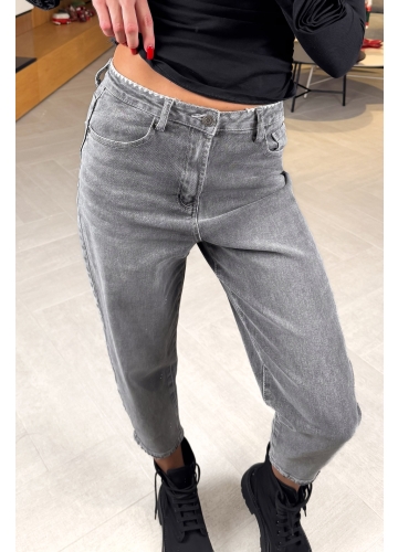 Spodnie Szare Ballon Fit