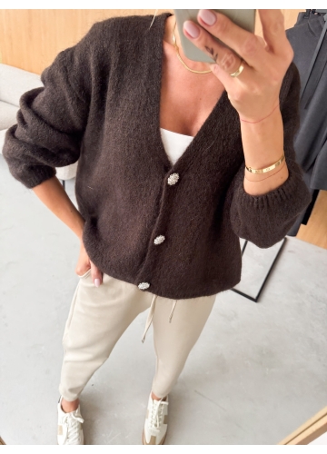 Sweter Czekoladowy Diamond Easy