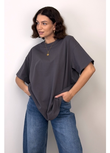 T-shirt Oversize Grafitowy