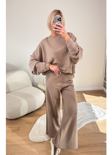 Komplet Dresowy Taupe Musta