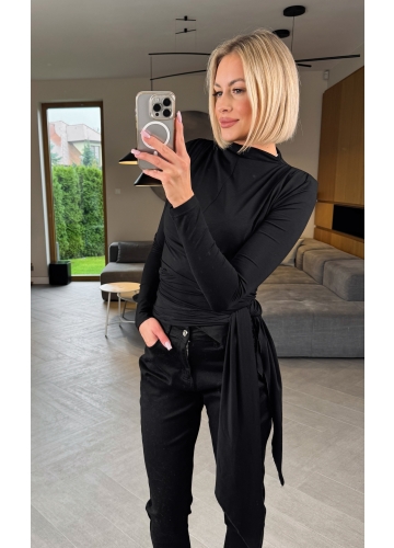 Bluzka Czarna Tied