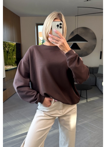 Bluza Nieocieplana Brązowa Boxy 4