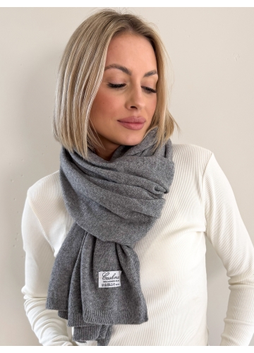 Szalik Grafitowy Cashmere