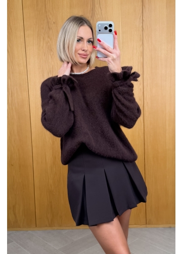 Sweter Brązowy Quest