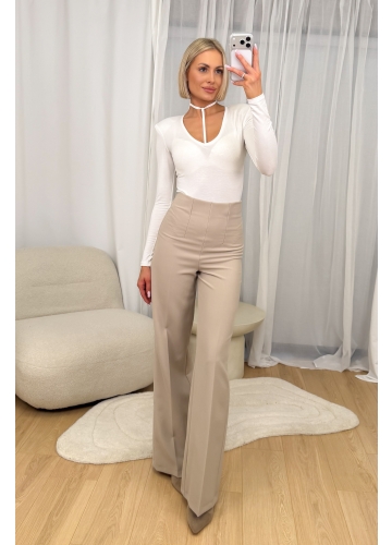 Spodnie Beżowe Elegance