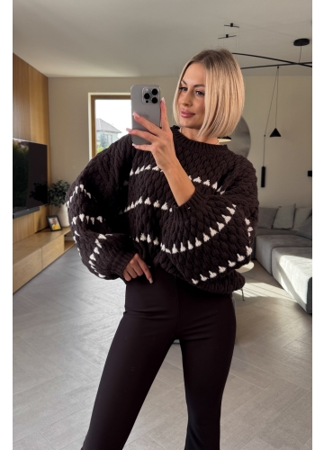 Sweter Brązowy Loop