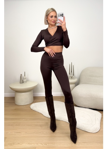 Komplet Brązowy Chic