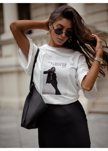 T-shirt Kremowy Mission
