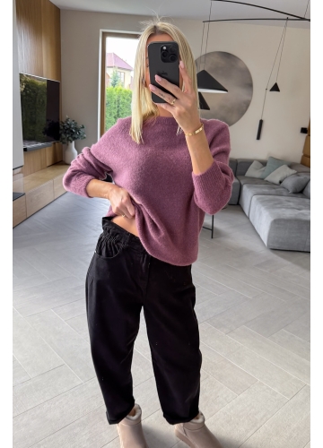 Sweter Brudny Róż Bella