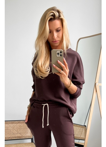 Bluza Nieocieplana Muti Brązowa