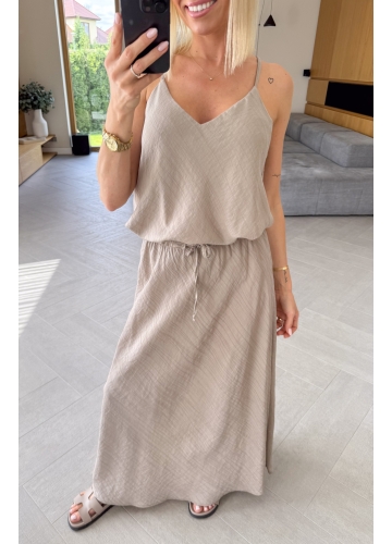 Komplet z Wiskozy Taupe Twin