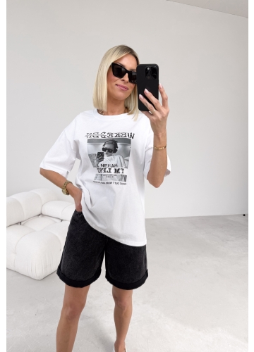 T-shirt Kremowy Bolala