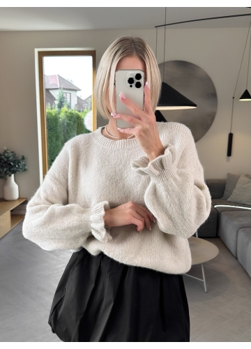 Sweter Beżowy Iton